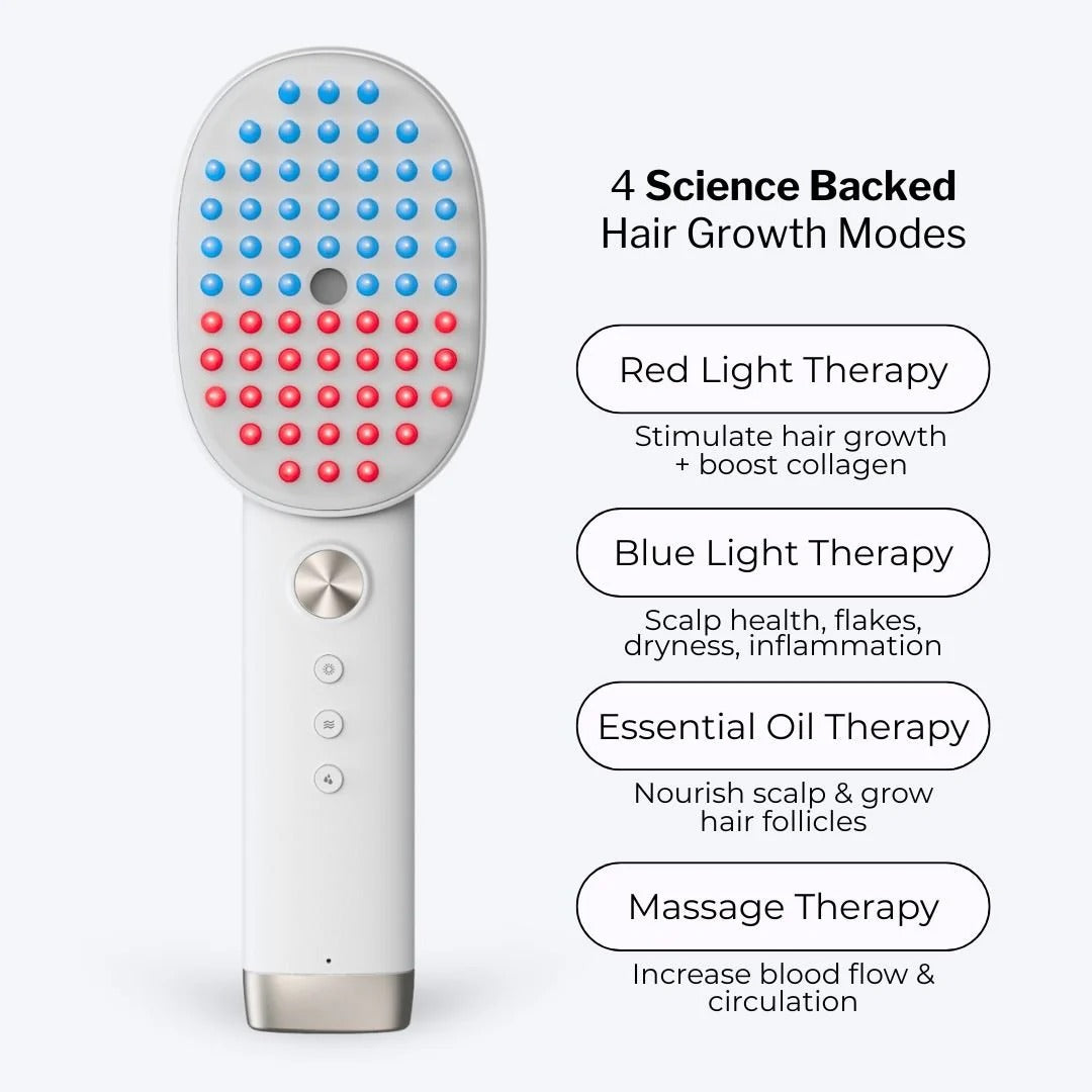 Therabrush ™ hårregnskabsbørste + fri hovedbundterapi serum