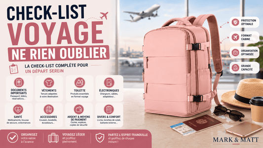 Check-list voyage : ne rien oublier avant de partir
