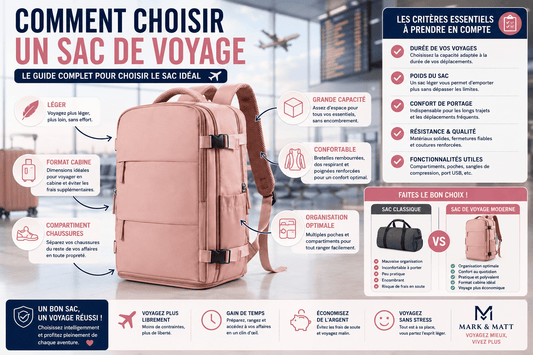 Comment choisir un sac de voyage : le guide complet pour trouver le modèle idéal