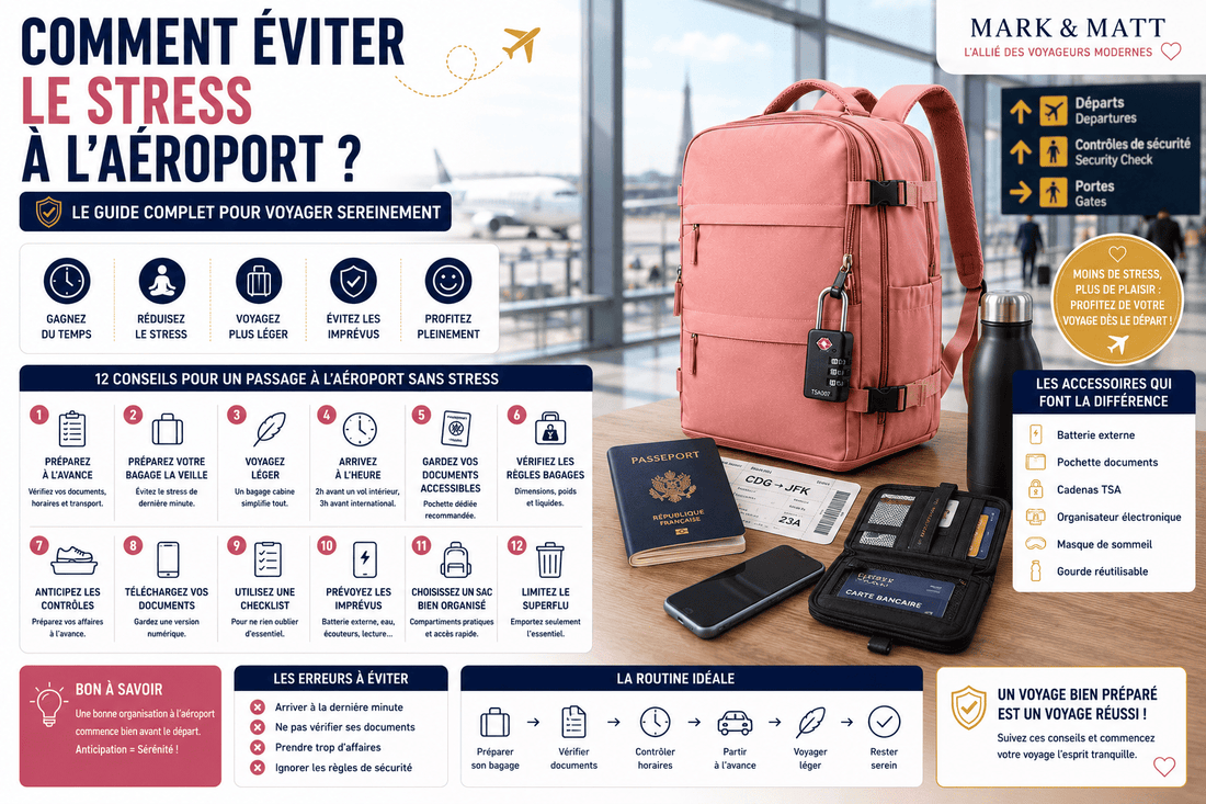 Comment éviter le stress à l’aéroport : le guide complet pour voyager sereinement