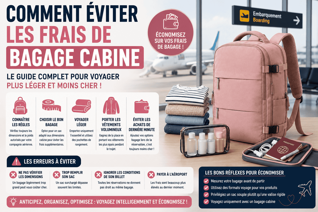 Comment éviter les frais de bagage cabine : le guide complet pour voyager moins cher