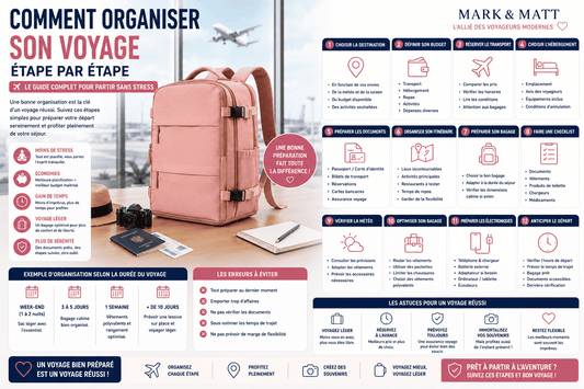 Comment organiser son voyage étape par étape : le guide complet pour partir sans stress