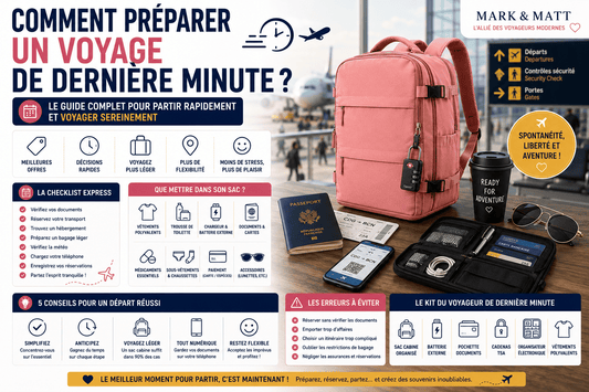 Comment préparer un voyage de dernière minute : le guide complet pour partir rapidement et sereinement