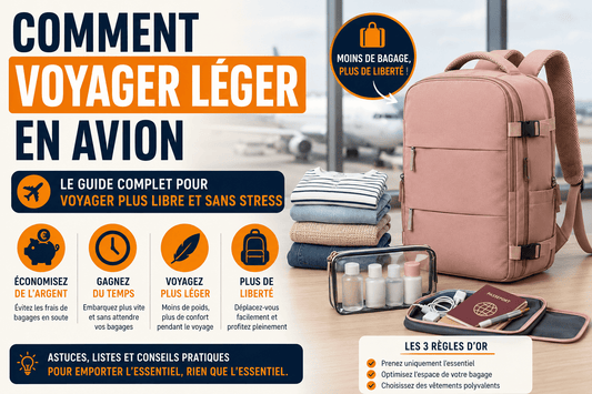 Comment voyager léger en avion : le guide complet pour partir sans stress