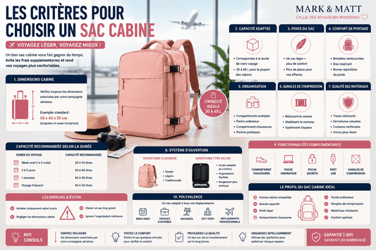 Les critères pour choisir un sac cabine : le guide complet avant d'acheter