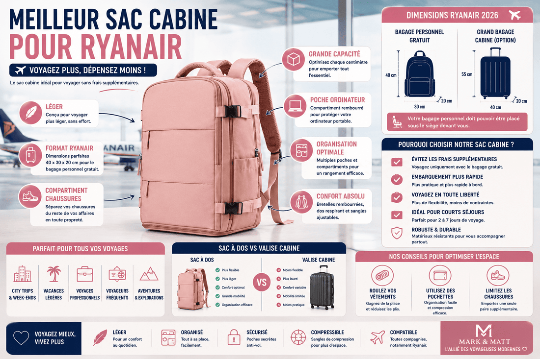 Meilleur sac cabine pour Ryanair : comment choisir le modèle idéal en 2026