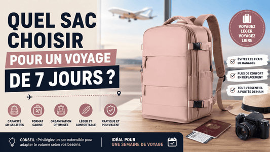 Quel sac choisir pour un voyage de 7 jours ?