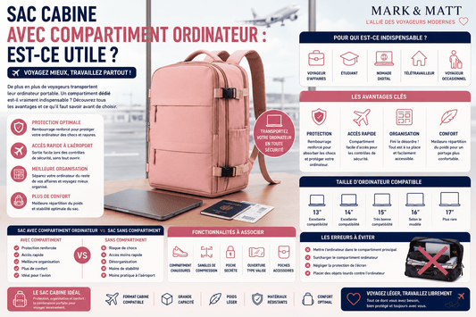 Sac cabine avec compartiment ordinateur : est-ce utile ?
