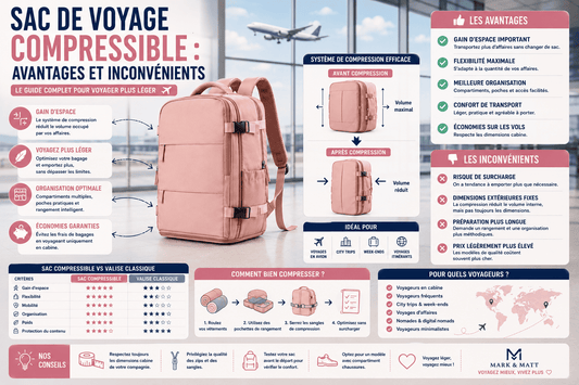 Sac de voyage compressible : avantages et inconvénients