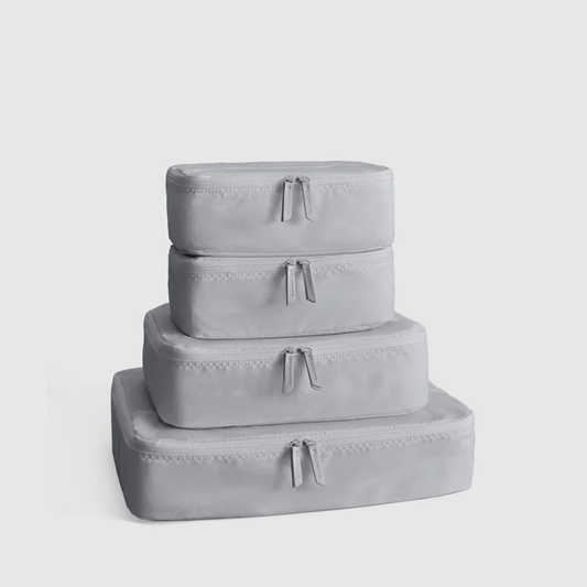 4-Piece Travel Compression Cube Set (Grey)