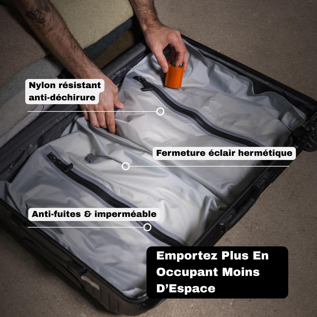 Airless ™ Kit Voyage-Sac Sous-Vide + Pompe Offerte