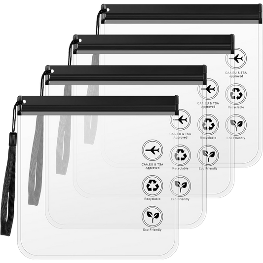 4x ClearBags™ – TSA Approved Carry-On Liquid Bags