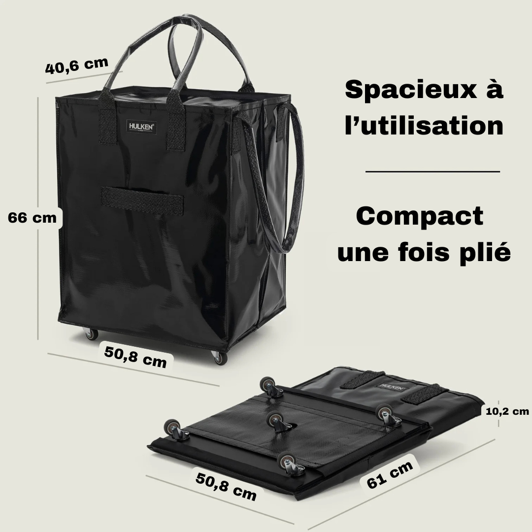 Glidetote® Pro - Le Tote à Roulettes Original