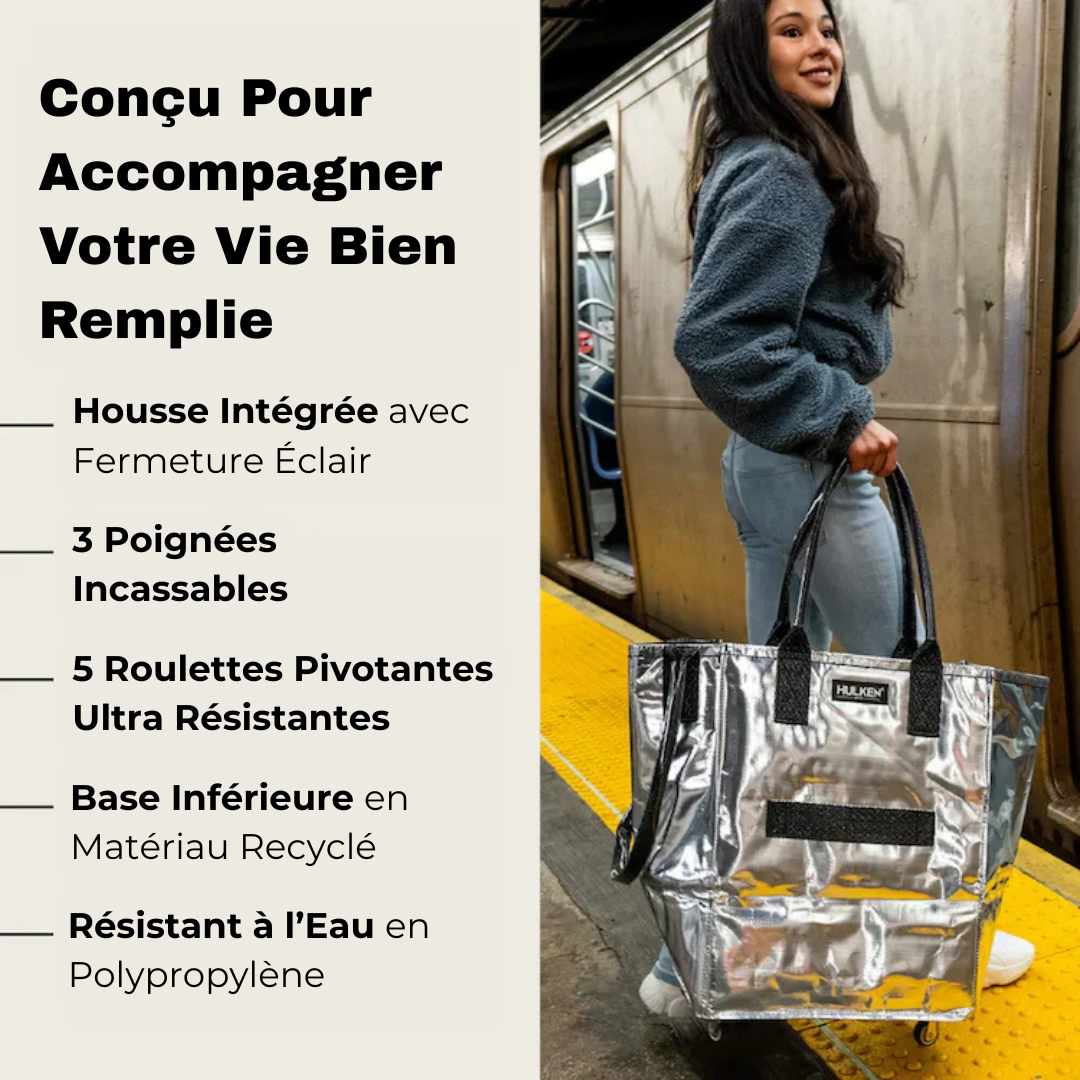 Glidetote® Pro - Le Tote à Roulettes Original