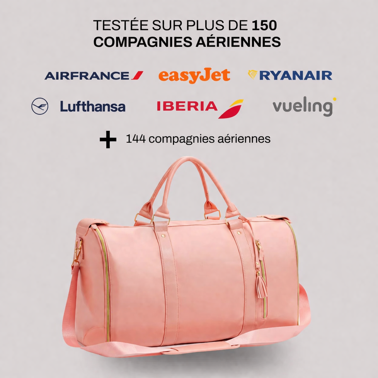 Packelle™ — Sac de voyage élégant anti-plis pour femme