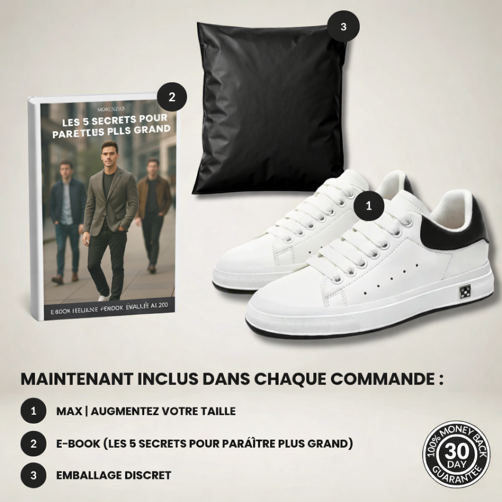 ElevStep | Augmentez votre taille (+6 cm +8 cm +10 cm)
