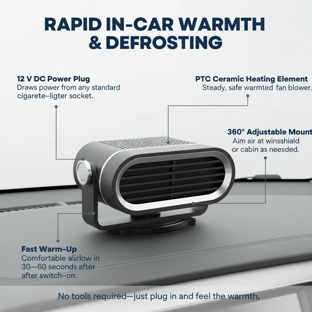 AutoHeat Pro™ Car Heater